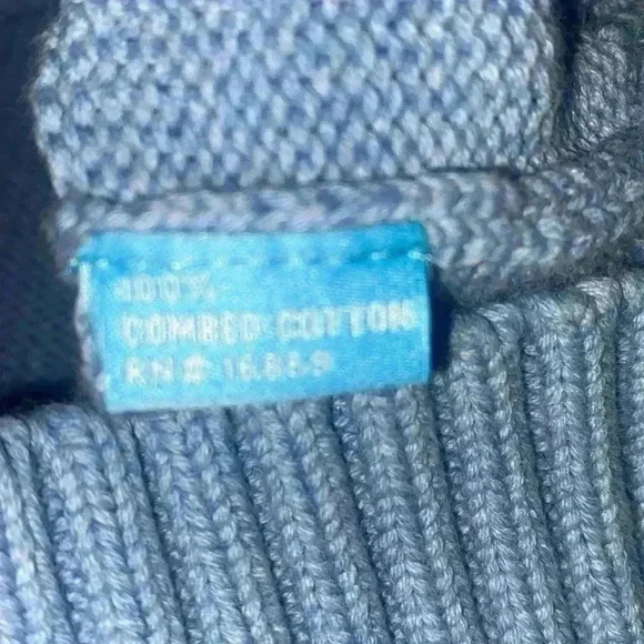 J McLaughlin combed cotton quarter zip sweater - Picture 6 of 8